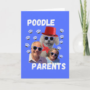 Poodle Parents Greeting Card