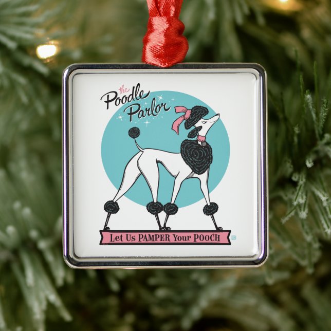 Poodle Parlour Metal Tree Decoration (Tree)