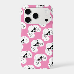 Poodle Pattern Cute Pink