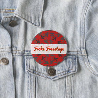 Poodle Pattern Illustration customisable 7.5 Cm Round Badge