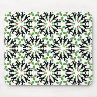 Poodle Pattern Illustration customisable Mouse Pad