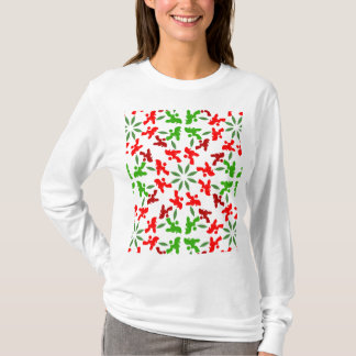Poodle Pattern Illustration customisable T-Shirt