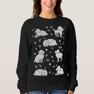 Poodle Pattern Sweatshirt