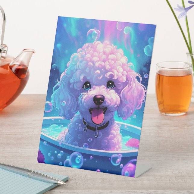 Poodle -Pedestal Sign (In SItu)