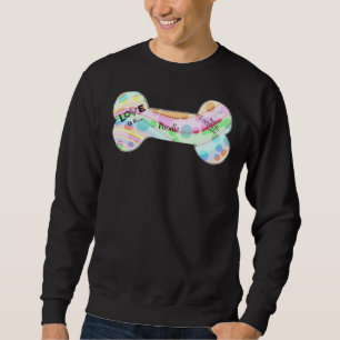 Poodle   personalised       sweatshirt
