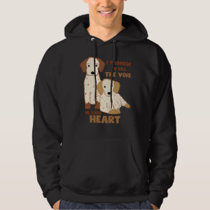 Poodle Pet Dog Breed Brown Promise Fill Void Heart Hoodie