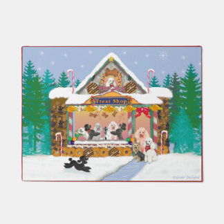 Poodle Pet Treat Shop Doormat