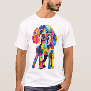 Poodle Picasso � Abstract Funny Art Dog T-Shirt