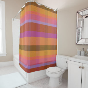 Poodle Plaid DGARTPAP Shower Curtain