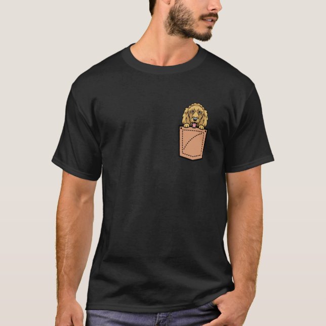 Poodle Pocket Dog T-Shirt (Front)