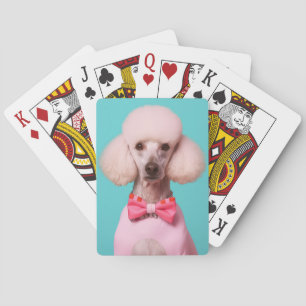 Poodle Pop Art – Elegant & Retro  Playing Cards