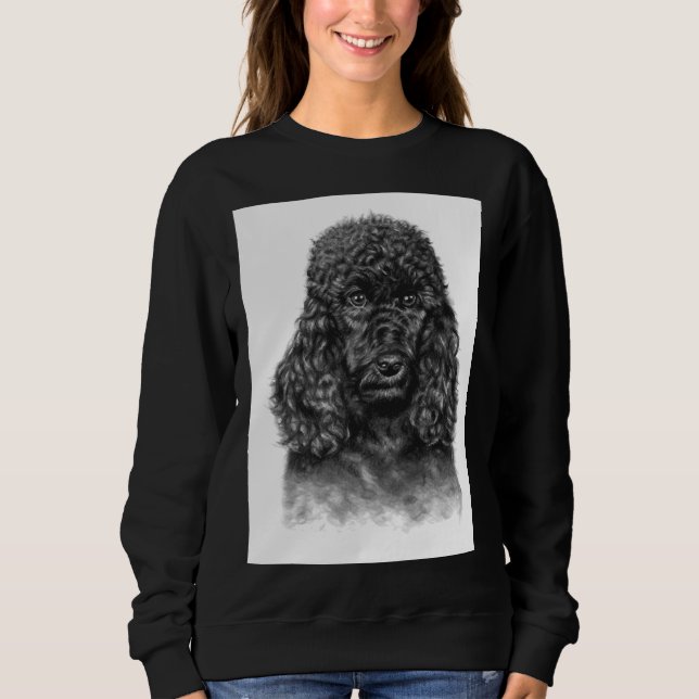 Poodle Portrait     Sweatshirt (Front)
