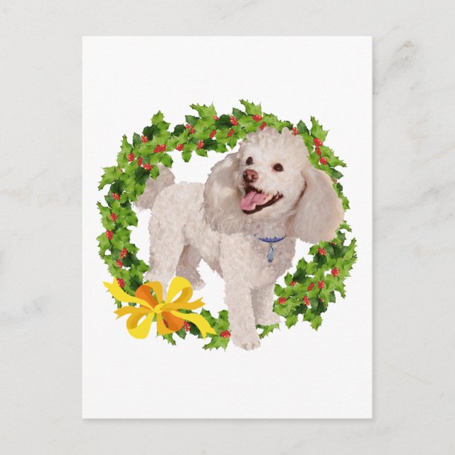 Poodle Postcard (Front)