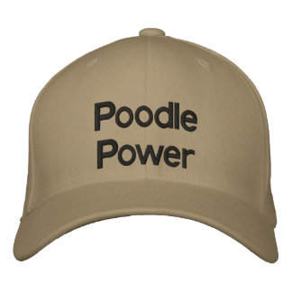 Poodle Power Embroidered Hat