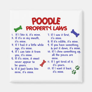 POODLE Property Laws 2 Magnet