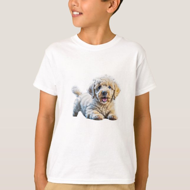 Poodle Puppu T-Shirt (Front)