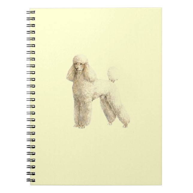 Poodle -- Puppy Clip Notebook (Front)