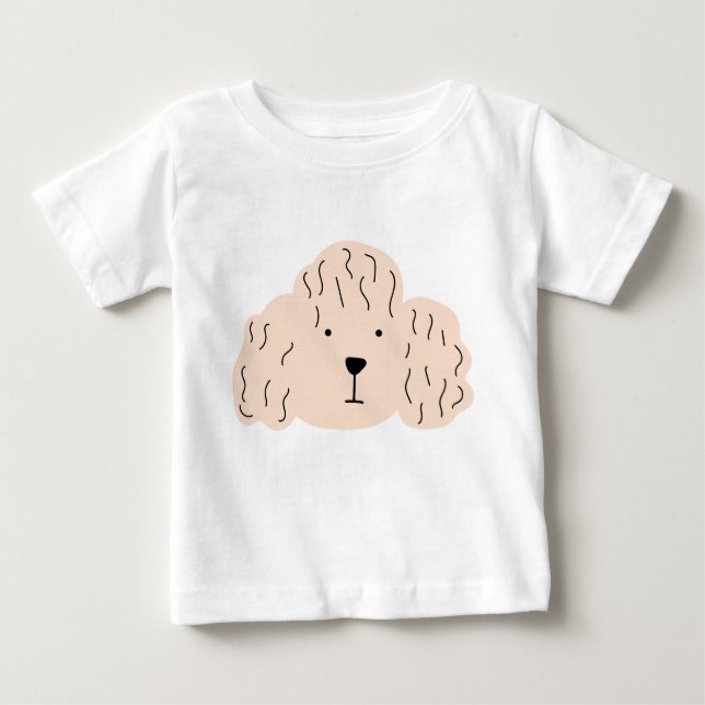 poodle, puppy, nature pictures baby T-Shirt (Front)