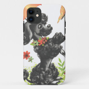 poodle puppy with umbrella Case-Mate iPhone case