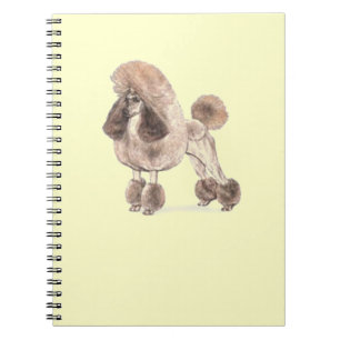 Poodle -- Show Coat Spiral Notebook