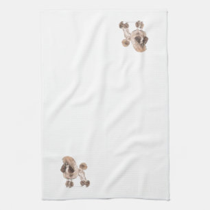 Poodle -- Show Coat Tea Towel