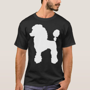 Poodle Silhouette Dog Breeds Poodle Outfit T-Shirt
