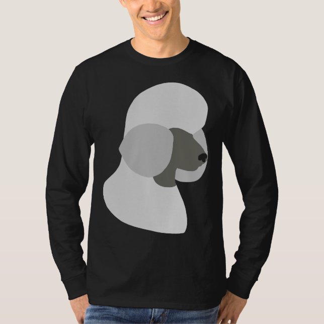 Poodle Silhouette       T-Shirt (Front)