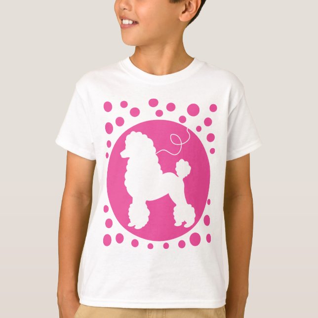 Poodle Skirt Shirt with Polka Dots (Front)