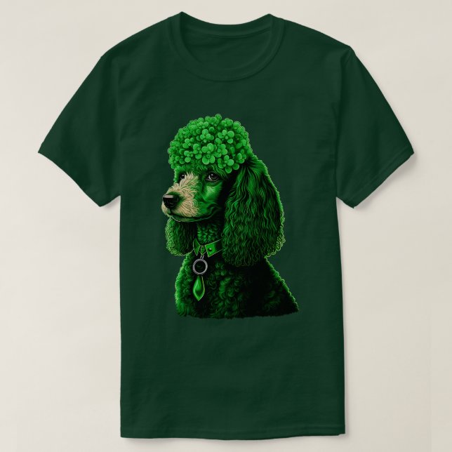 poodle St Patricks day 3 T-Shirt (Design Front)