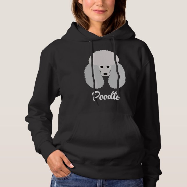 Poodle  Standard Poodle Hoodie (Front)