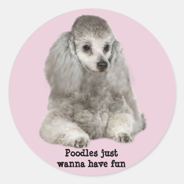 Poodle Sticker (Front)