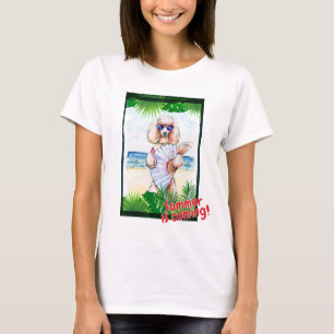Poodle "Summer is coming!" T-Shirt