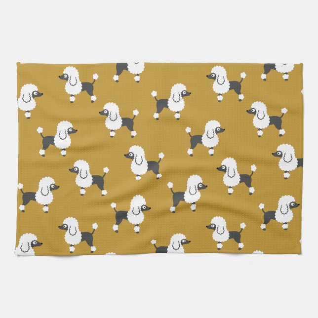Poodle Tea Towel (Horizontal)