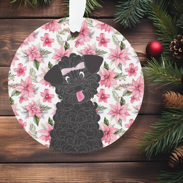 Poodle Teacup | Black Pet  Ornament (Creator Uploaded)