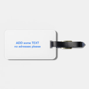 Poodle Time Luggage Tag