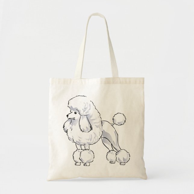 Poodle Tote Bag (Front)