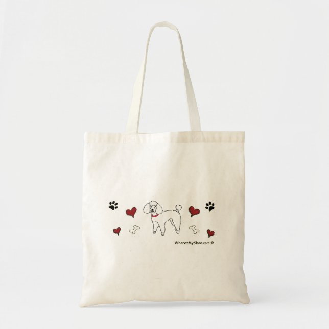 poodle tote bag (Front)