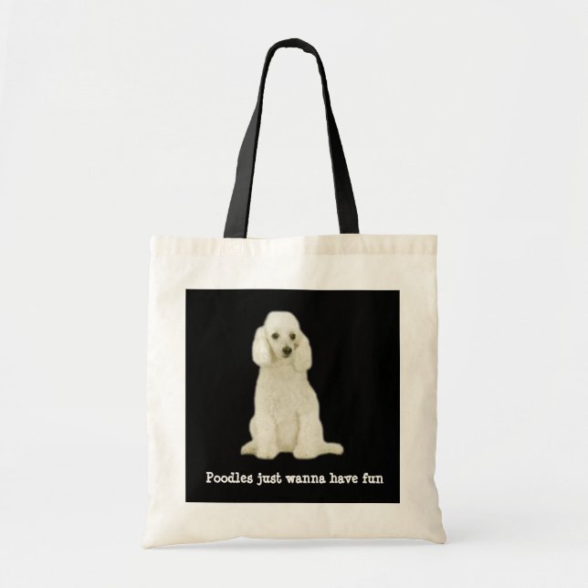 Poodle Tote Bag (Front)