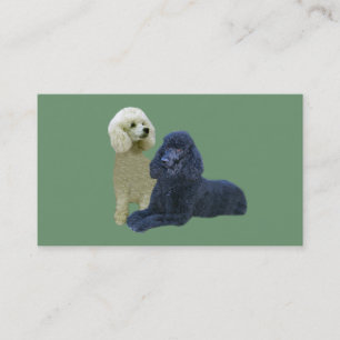 Poodle Twosome Business Card