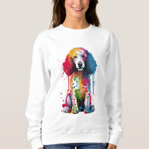 Poodle Vibrant and Colourful Sweatshirt