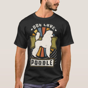 Poodle Vintage Classic Retro Dog T-Shirt