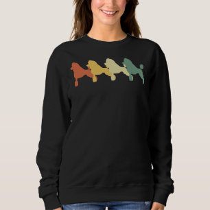 Poodle Vintage Retro Gift     Sweatshirt