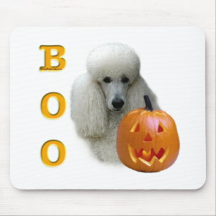 Poodle (White Coated) Boo Mouse Pad