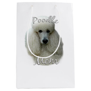 Poodle (wht) Mum 2 Medium Gift Bag