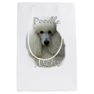 Poodle (wht) Mum 2 Medium Gift Bag