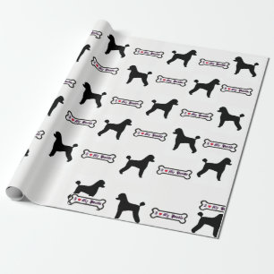 Poodle Wrapping Paper