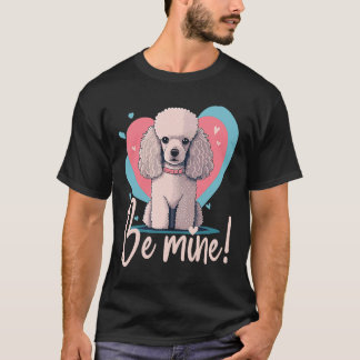 Poodledog with Hearts  Dog Love T-Shirt