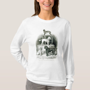Poodles and Whippet - Group of Mr. Walton's T-Shirt