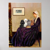 Poodles (four) - Whistlers Mother