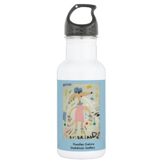 Poodles Galore 532 Ml Water Bottle
